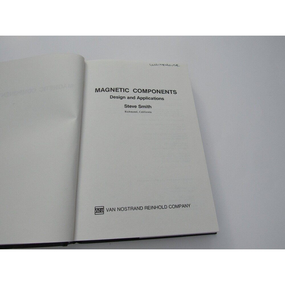 Magnetic Components Design & Applications Steve Smith 1985 First Printing Van - Picture 5 of 14